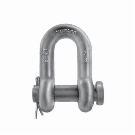 Chain Shackle,Class 1,075 Ton,516 In,38 In Pin Dia,Round Pin,1 In Inner Length,1732 In,21215 1